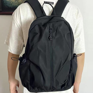 双肩包男高中生大学生书包时尚简约大容量女生背包笔记本电脑包