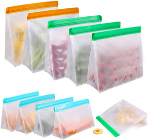 PEVA食物保鲜袋半透明磨砂PEVA冰箱食品储存保鲜袋 PEVA Food Bag