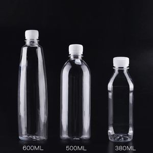 600ML一次性矿泉水瓶加厚透明500ML毫升塑料饮料瓶蜂蜜瓶果汁瓶