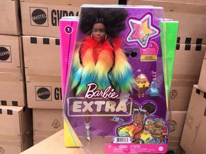 芭比新潮系列之彩虹甜姐礼物娃娃玩具女孩送礼公主过家家女童玩具