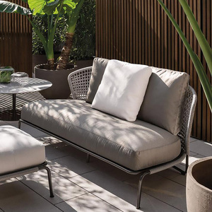 北欧户外沙发庭院花园休闲藤制沙发露天桌椅防水防晒阳台双人沙发