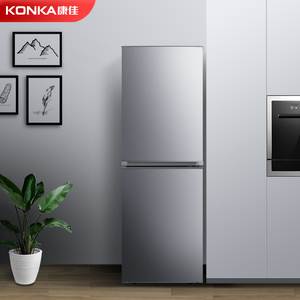 Konka/康佳双门冰箱家用租房冷藏小型大冷冻室两开门超薄电冰箱