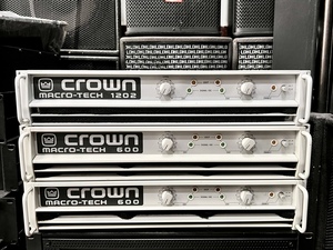 二手原装进口美国CROWN皇冠 MA1202/600专业hifi纯后级舞台功放