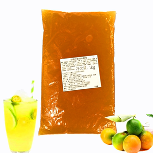 捷荣金橘柠檬调味糖浆1kg 柠檬浆果葡糖浆果酱