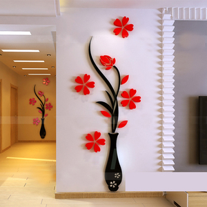 装饰出租房小房间改造用品3D立体墙贴创意卧室墙面简约自粘小饰品