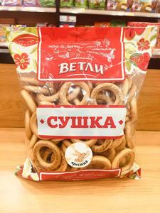 俄罗斯进口面包圈饼干韦特力牌粗粮列巴圈饼干早餐食品进口300g
