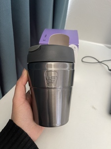 现货澳洲keepcup保温咖啡杯随行水杯双层不锈钢带盖外带便携随手