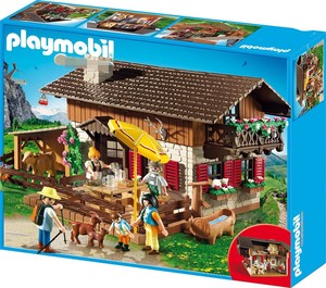 德国Playmobil摩比5422 瑞士小屋 乡间小别墅