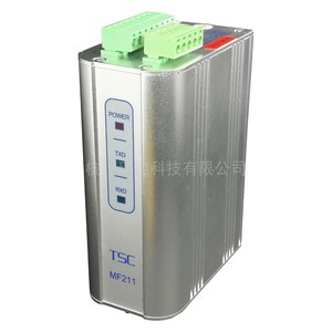 TSC卓越MC320-SC20D3-HV卡轨式工业级千兆光纤收发器-1光2电