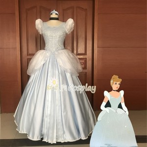 迪士尼公主裙大人灰姑娘裙子cosplay服装仙蒂公主cos礼服成年