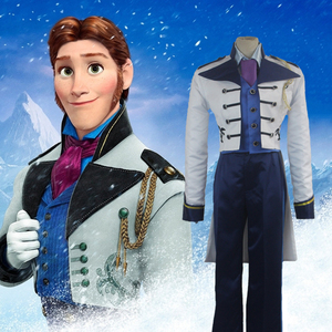 迪士尼动漫Frozen冰雪奇缘汉斯王子cos服装cosplay演出服套装男