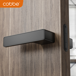 卡贝现代磁吸极简意式室内卧室房间门门锁家用静音简约锁具门把手