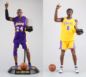 现货 NBA篮球明星 科比布莱恩特8号球衣24号紫色衣服1/6可动 手办