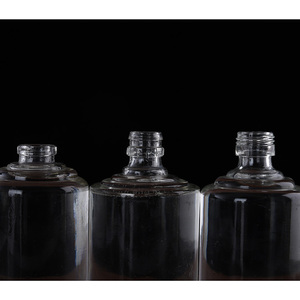 茅台镇白瓷酒瓶一斤装白酒瓶空酒瓶高档玻璃酒瓶透明自酿原浆珍藏