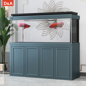 德克专业级龙鱼缸超白玻璃客厅家用造景智能生态底滤办公室水族箱