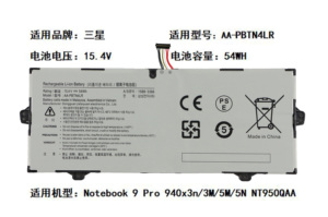 适用于三星Notebook 9Pro 940x3n NT950QAA AA-PBTN4LR笔记本电池