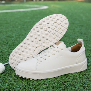 高尔夫球鞋男女跨境新款板鞋防滑透气球鞋真皮防水无钉运动鞋47码