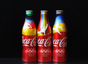 可口可乐收藏 可乐铝瓶  委内瑞拉奥运铝瓶