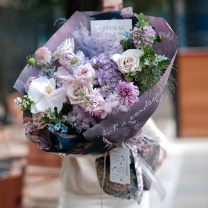 母亲节郁金香花束鲜花速递上海花店同城送玫瑰花生日朋友思南香山