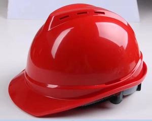 V型和谐之星安全帽 工地 国标ABS 施工劳保透气 防护帽