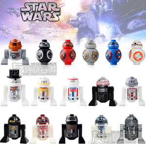 兼容乐高星球大战人仔积木 R2-D2 R2-Q5 R2-Q2 BB-8 机器人可单卖