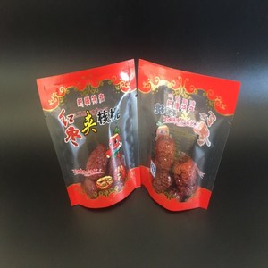 现货通用红枣夹核桃小塑料包装袋子山西新疆特产枣夹核桃袋