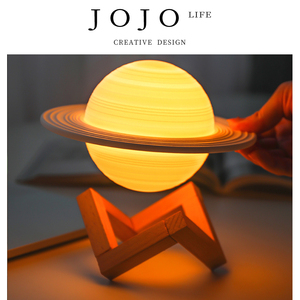 JOJO'S L. PD·Saturn·家居拍拍灯氛围灯床头灯夜灯充电 | 土星