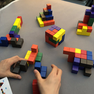 鲁班锁立方体儿童智力拼图大人高难度思维训练专注力注意索玛方块