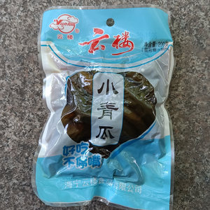 云楼酱菜小青瓜200g脆瓜腌制小黄瓜即食下饭菜清粥菜3/6/10袋包邮