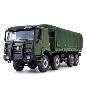中国重汽军卡1:24豪沃军车越野车运输车卡车模型仿真合金汽车模型