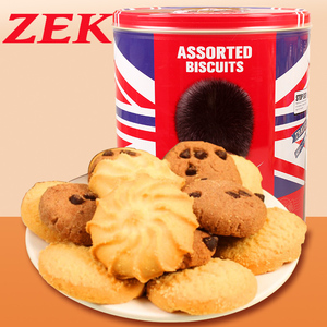 ZEK英伦小熊饼干礼盒600g曲奇饼干罐装家庭装儿童零食送礼生日