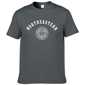 美国东北大学T恤 NEU短袖 Northeastern University纪念T恤校服&