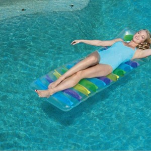 Bestway43124充气水床波浪浮排水上浮床漂浮垫运动成人冲浪板海上
