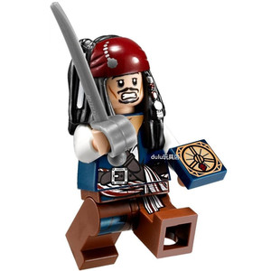 LEGO 乐高 加勒比海盗 人仔 poc001 杰克 船长  4183 4192 4193
