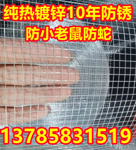 铁丝网镀锌电焊网养殖鸡网防锈钢丝网抹墙网阳台护栏网防鼠防猫网