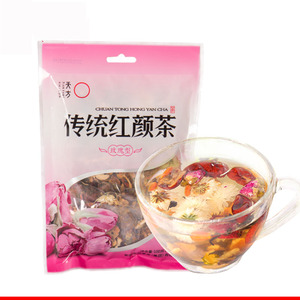 【买三送一】天方茶叶传统红颜八宝茶100g玫瑰型清热凉茶花草茶·