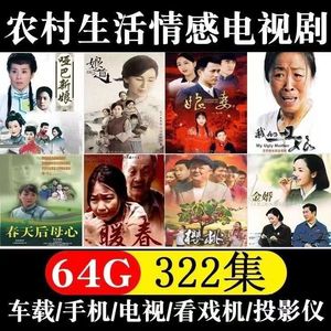 精选农村情感电视剧U盘64G电脑手机车载看戏机mp4优盘通用