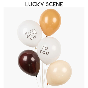 【吉祥道具】印花简约HAPPY BIRTHDAY TO YOU森系字母ins组合气球