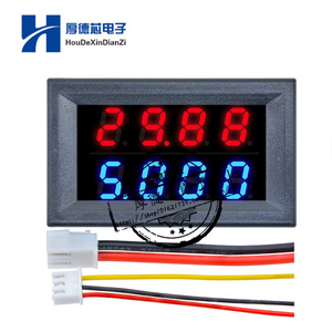 DC0-200V 10A LED双数显电压电流表头高精度双显四位电流电压表