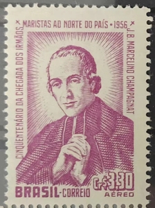 53.巴西邮票1956 上帕格纳特神甫 1全 2