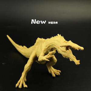 PAPO侏罗纪仿真恐龙重爪龙霸王龙鲨齿龙动物玩具重涂白模模型散货