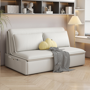 智能电动沙发床现代小户型两用可折叠卧室阳台客厅书房遥控梳化床