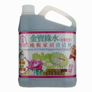 香港金宝玫瑰绿水金宝钟全能清洁消毒剂地板家居清洁剂2.5L