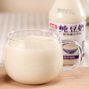 台湾进口 正康纯豆奶330mlx6瓶装豆浆植物蛋白饮料营养黑豆浆