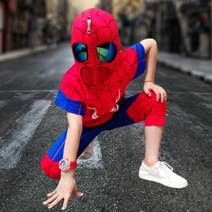 蜘蛛侠的衣服男孩六一儿童节服装男童cosplay迪士尼幼儿园cos装扮
