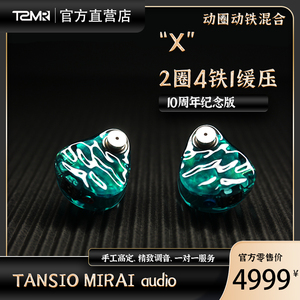 唐宋未来定制耳机TSMR-"X"十周年纪念版2圈4铁1缓压单元圈铁混合