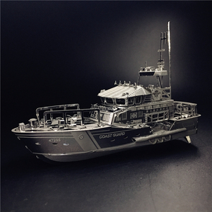 南源魔图3D金属拼图救生艇船模型成人玩具手工拼装模型儿童益智