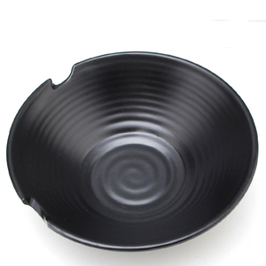 黑色创意日式商用牛肉拉面碗麻辣烫塑料大汤碗大饭碗密胺餐具仿瓷