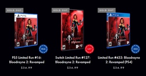 预订 吸血莱恩II 重制版 switch ps5 ps4 美版 BloodRayne II