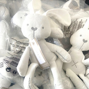 安抚暖心好物出口英国毛绒兔子外贸原单ins玩偶婴儿安抚儿童玩具
